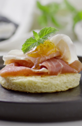 Pan brioche con prosciutto di San Daniele