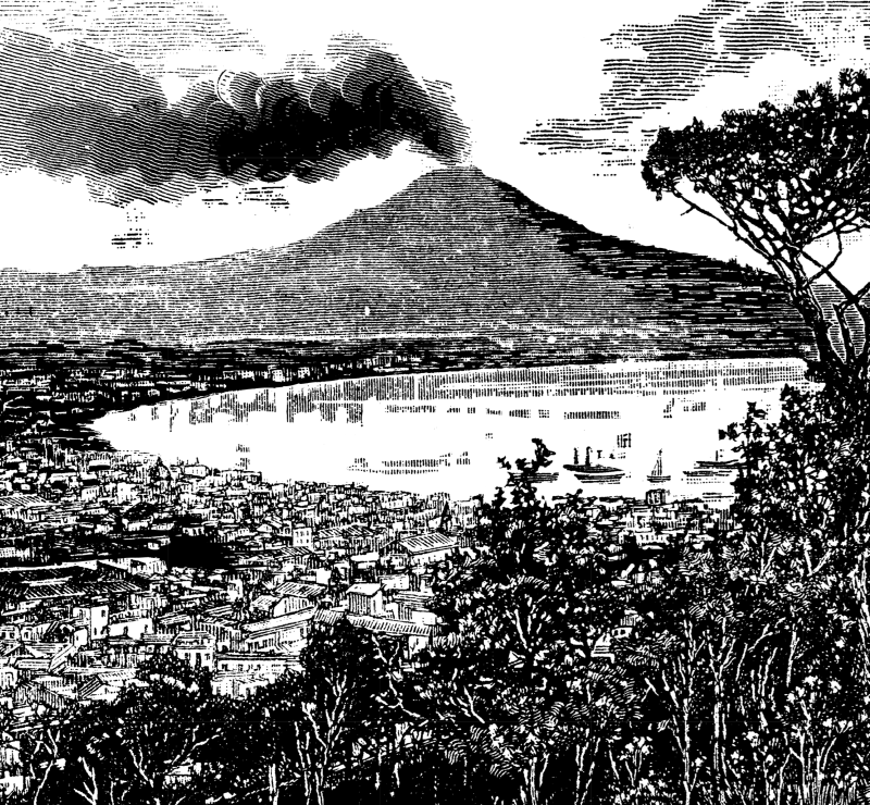 Illustrazione del salame Vesuvio