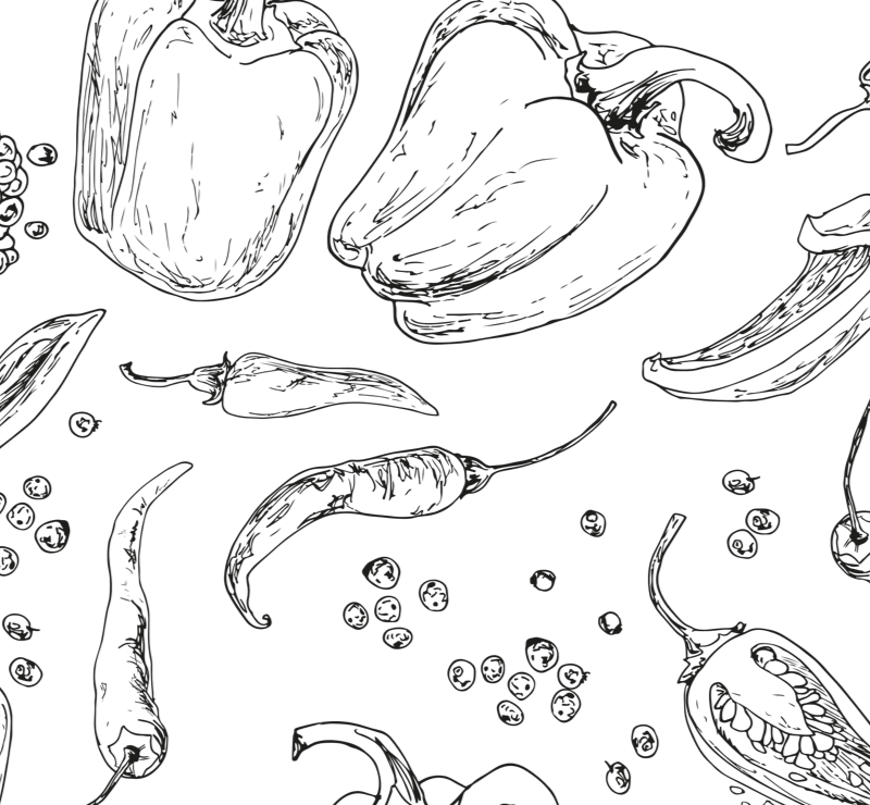 Pancetta ai peperoni