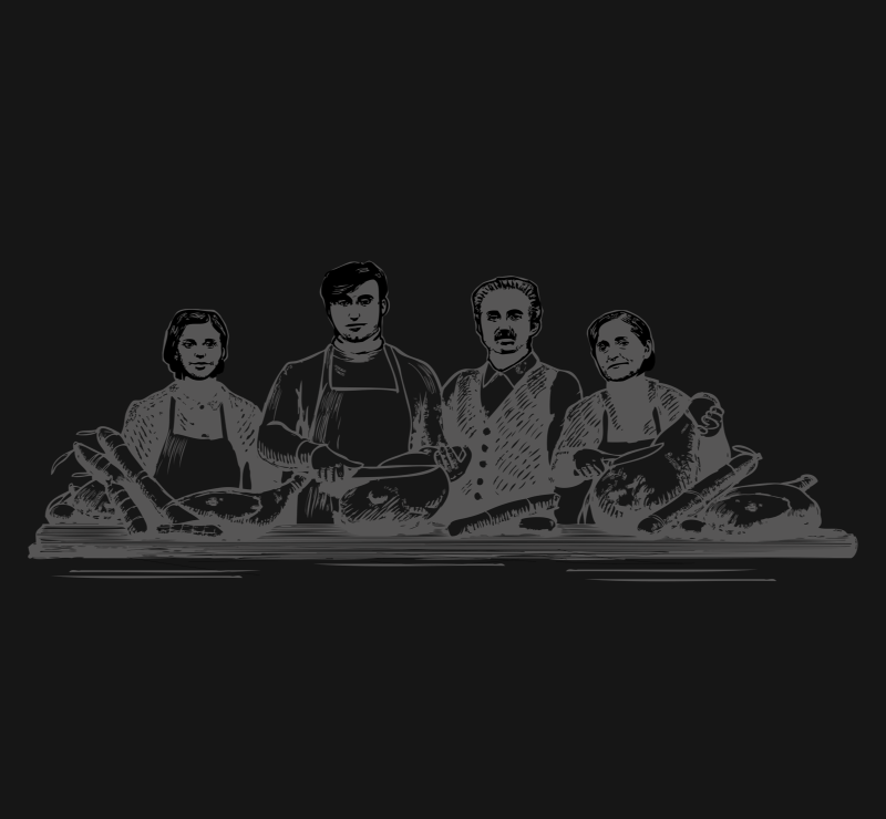 Illustrazione Tacchino Arrosto