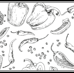 Pancetta ai peperoni