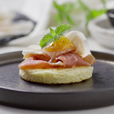 Pan brioche con prosciutto di San Daniele